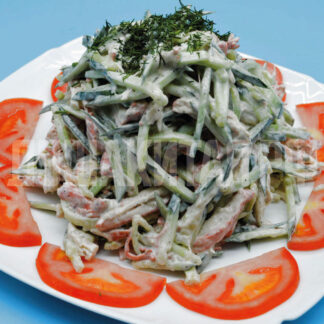 223 Салат Куриное филе с шампиньонами 400\600г